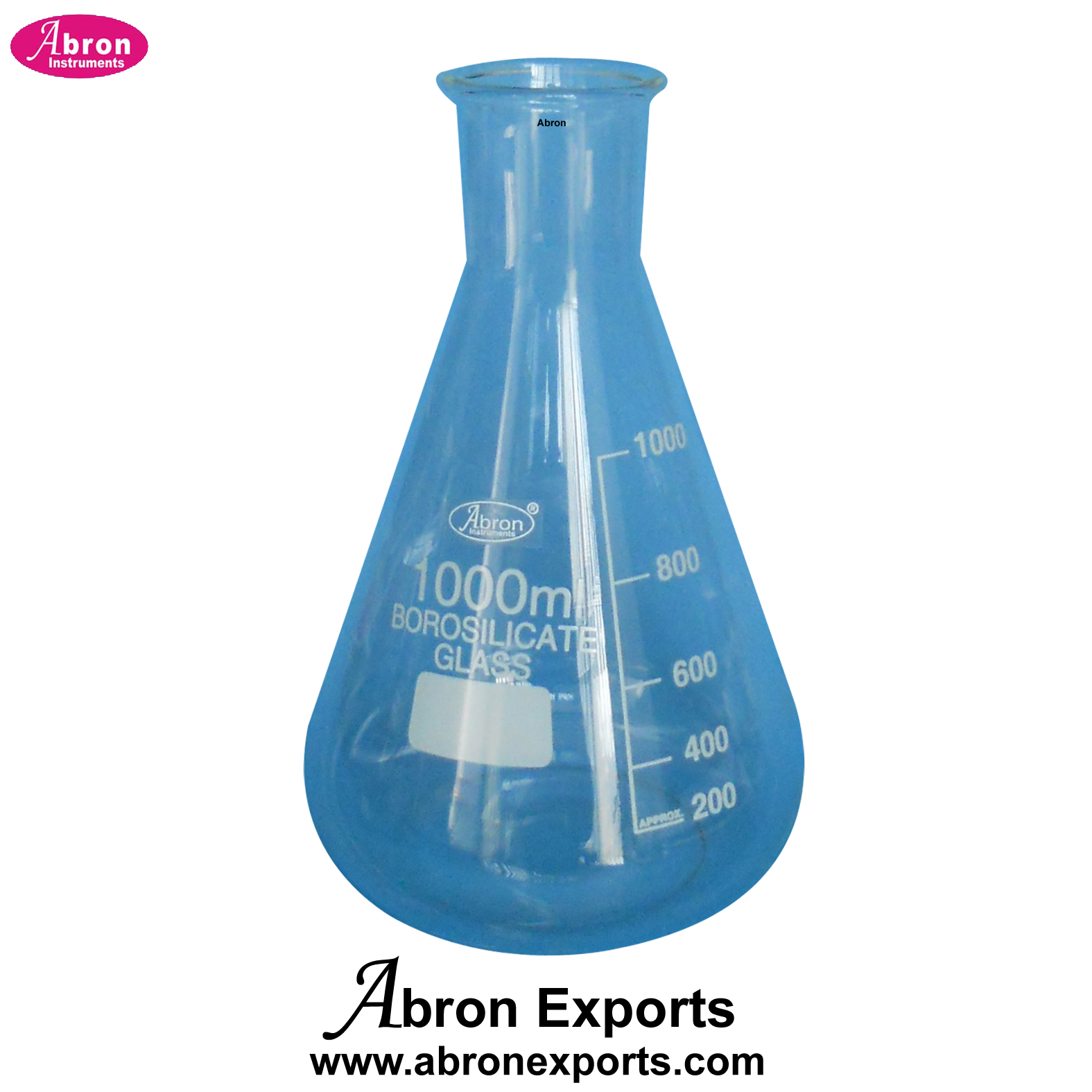 EC-049.3F Flasks Conical Erlenmeyer Flask Narrow Mouth 500ml cm3 Abron